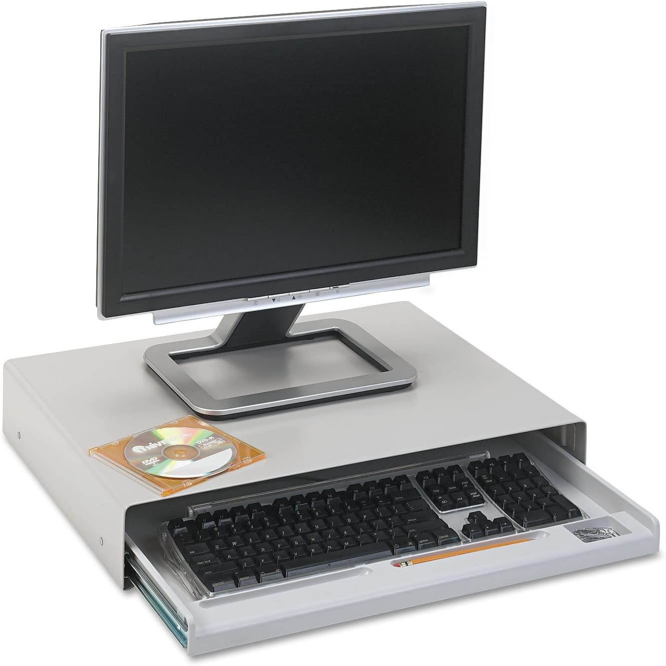 Standard Desktop Keyboard Drawer, 20-5/8w x 10d, Light Gray