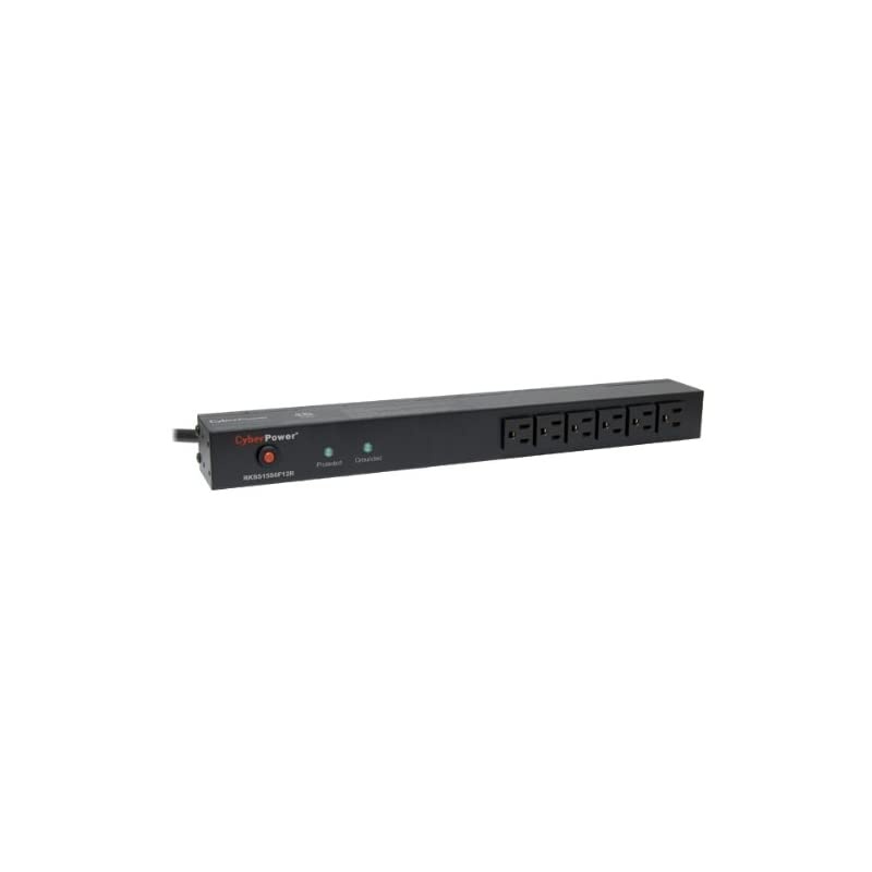 RKBS15S6F8R 15A 14Outlet 1U RM Rackbar Surge Suppressor