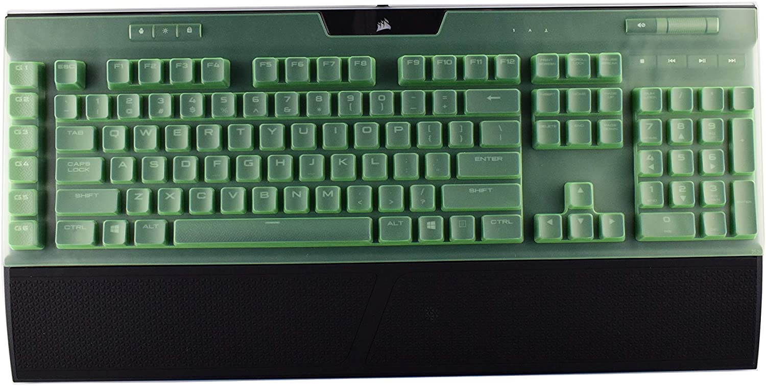 Keyboard Cover for Corsair K95 RGB Platinum Mechanical Gaming Keyboard - Green