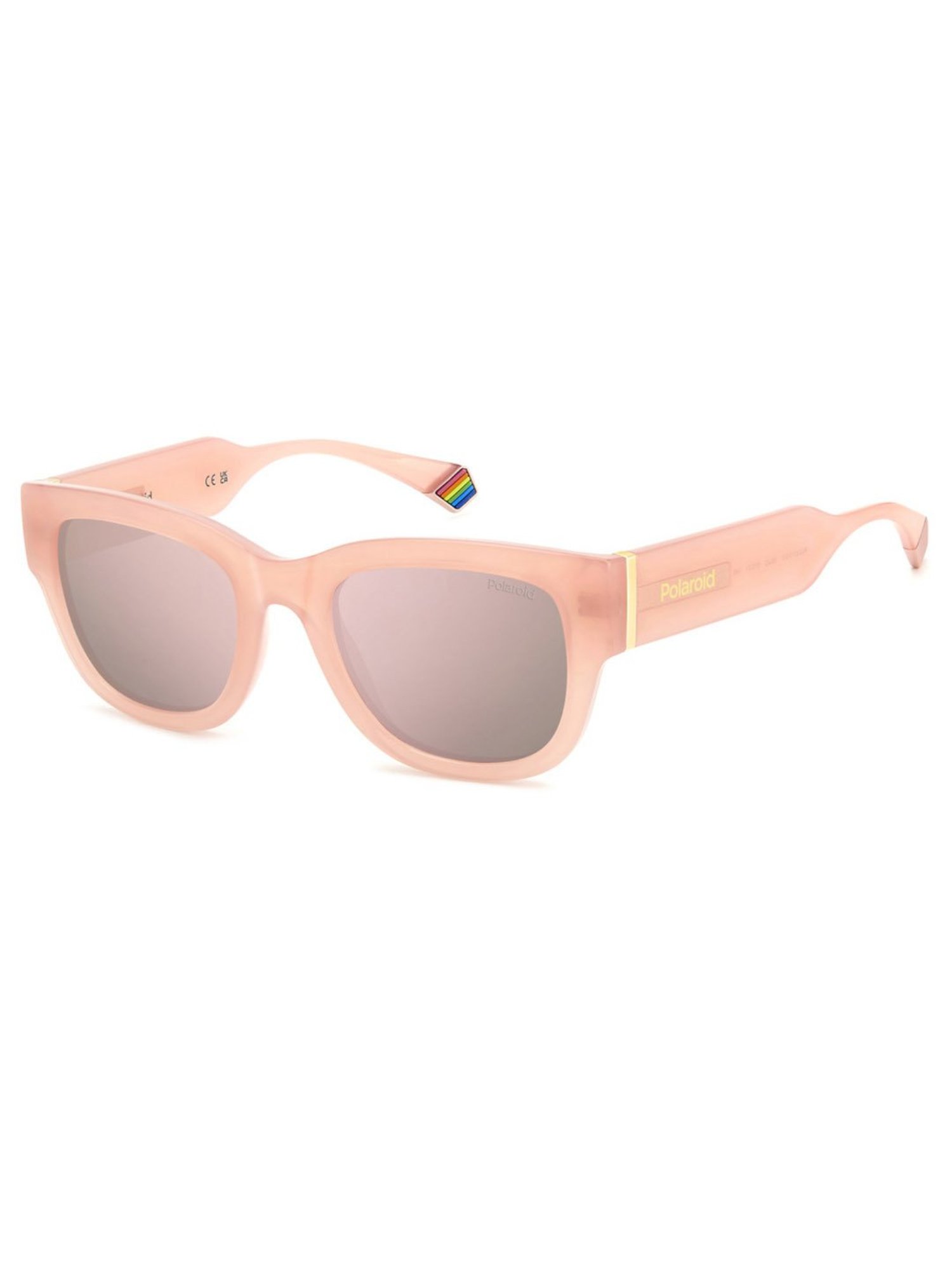 Polaroid Gold Round UV Protection Sunglasses for Women