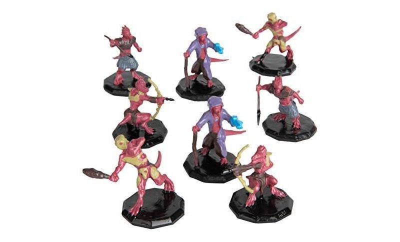 Monster Protectors Painted Fantasy Gnoll Mini Figures for D&D - 1", 8 Pieces