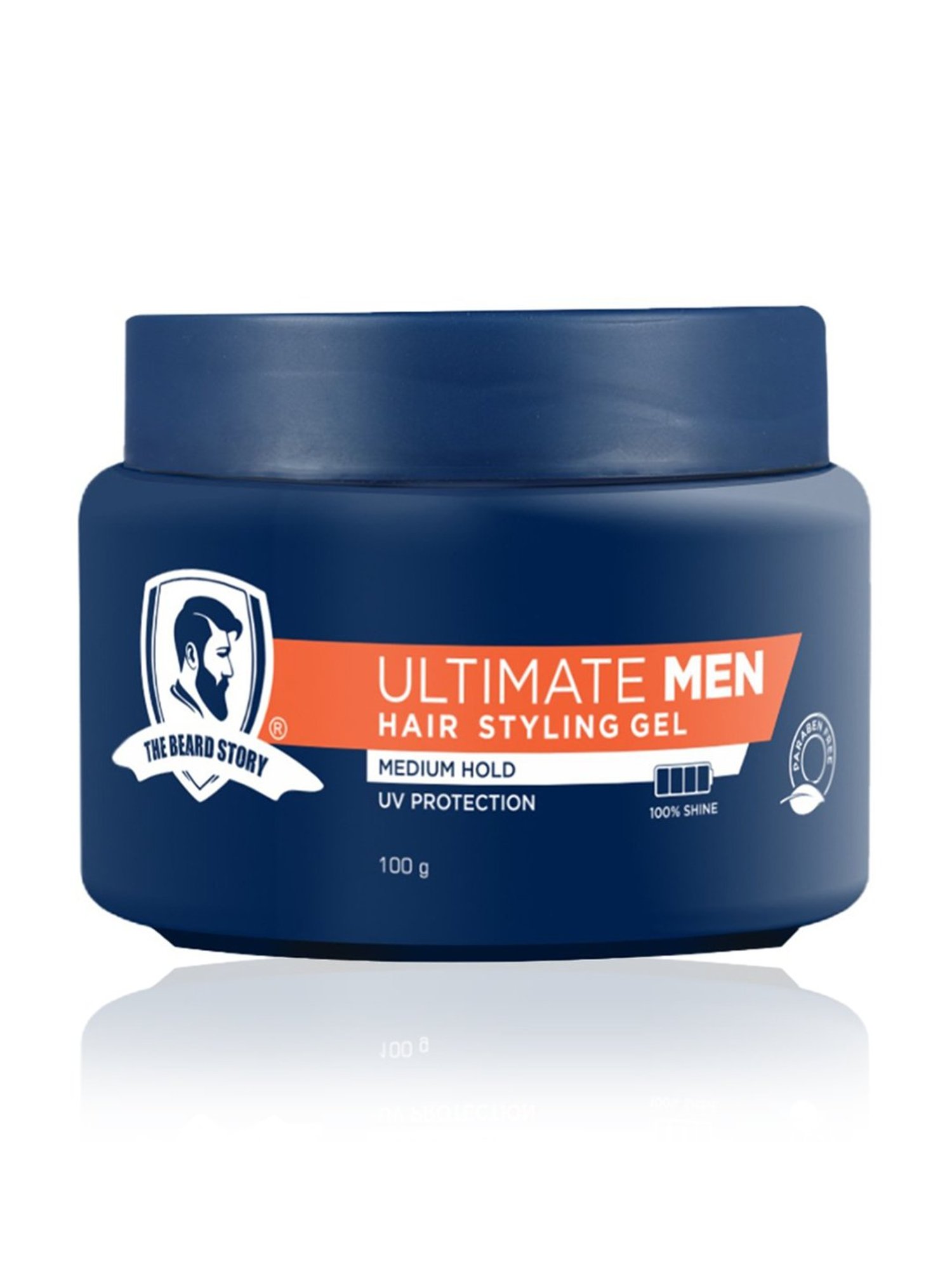 The Beard Story Hair Styling Gel For Medium Hold - 100 gm