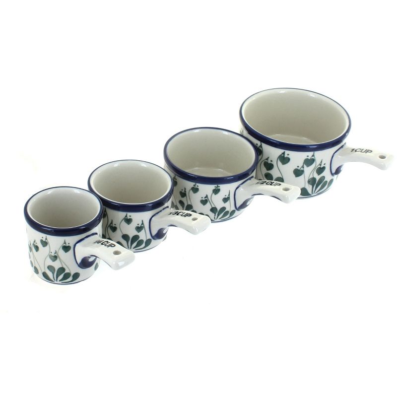 Blue Rose Polish Pottery Alyce Measuring Cup Set