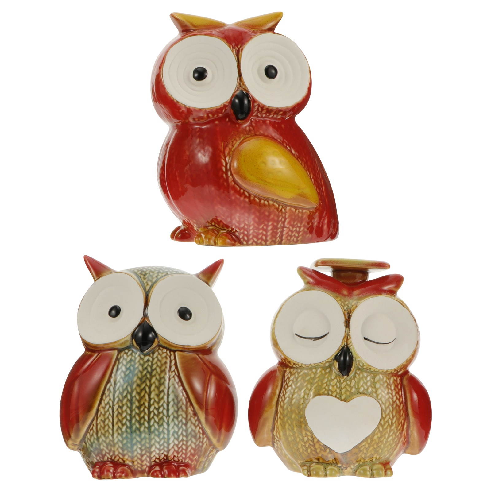 3pcs Cartoon Animal Lovely Saving Pot Birthday Gift Owl Money Box Coin Box Owl Piggy Bank