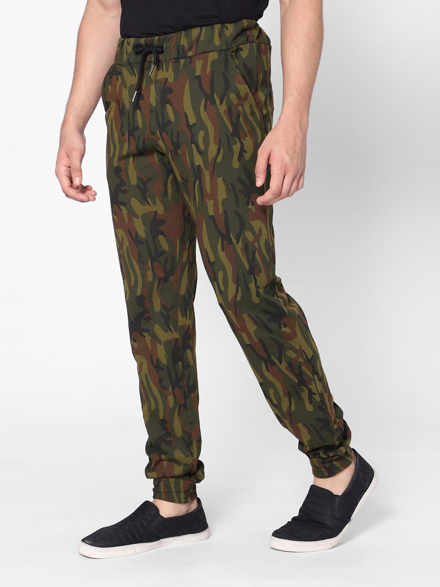 TeenTrums Boys Multicolor Camouflage Joggers