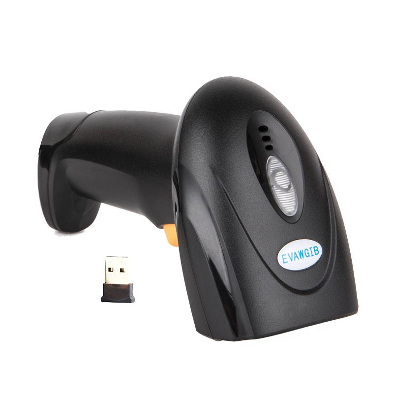 Plugadget Wireless Barcode Scanner 1D 2D QR Code Reader with USB Charging Handheld Bar Code Reader Scanner 2.4G PDF417