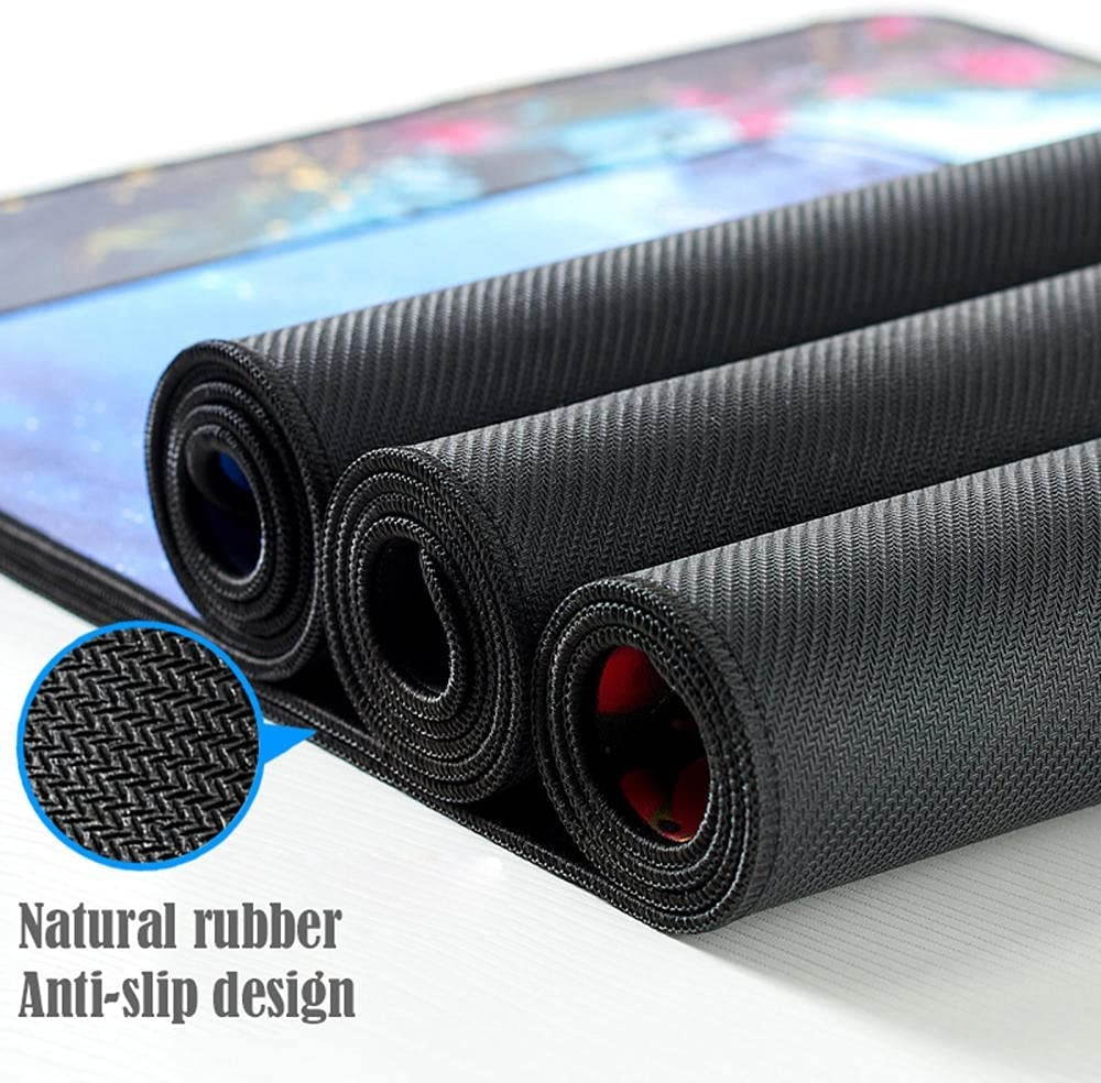 Leather Desk Pad,Large Desk Protector Office Mouse Pad,Desk Mat, Non-Slip Laptop Desk Pad,Waterproof Desk Writing Pad for Office and Home-Traditional_Style_18_800x300x2mm