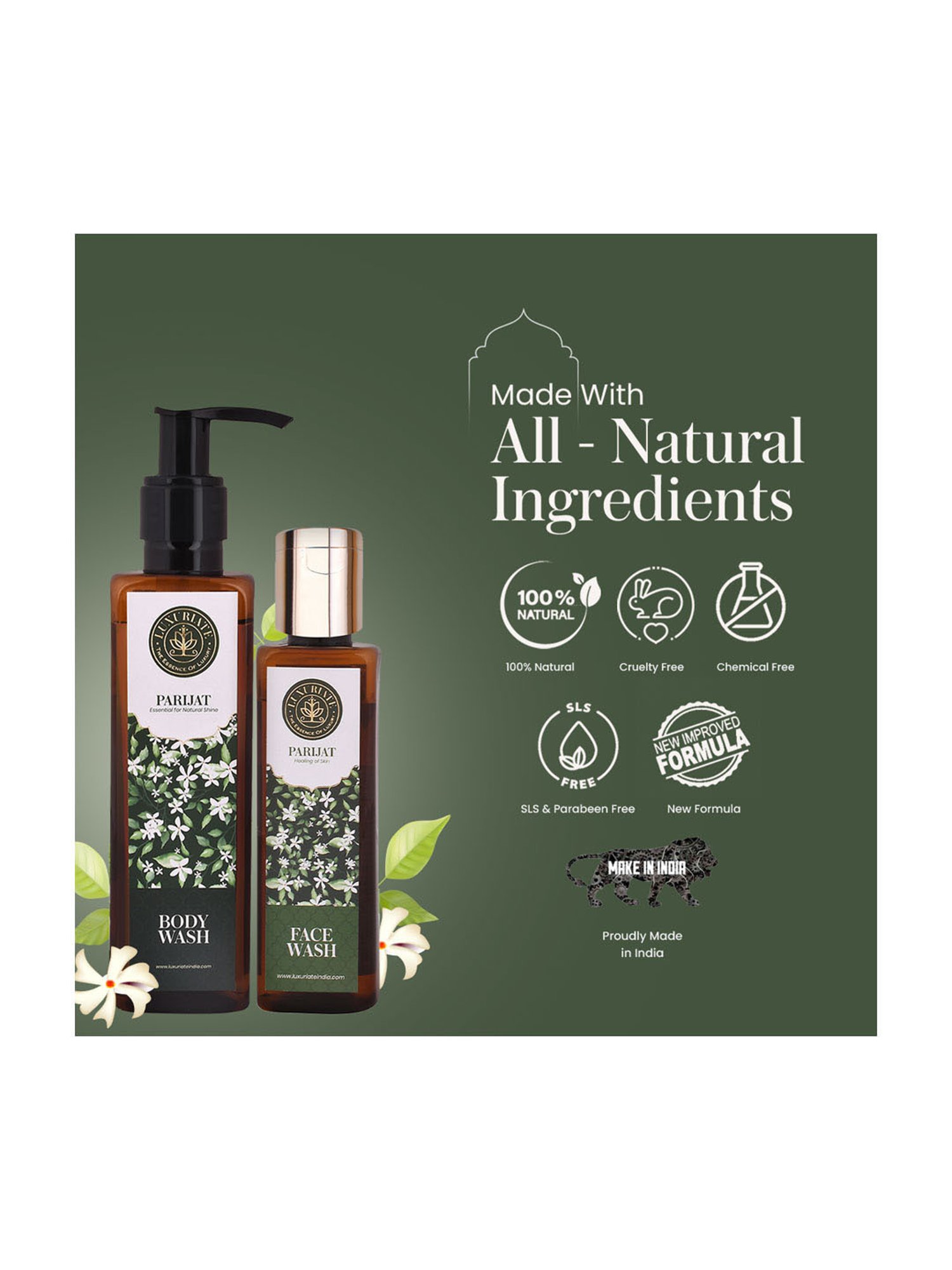 Luxuriate Lime Hand Wash and Tea Tree Face Wash Combo