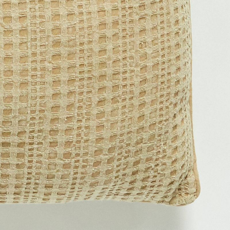 20"x40" Oversize Stone Wash Lumbar Throw Pillow Ochre - Patina Vie