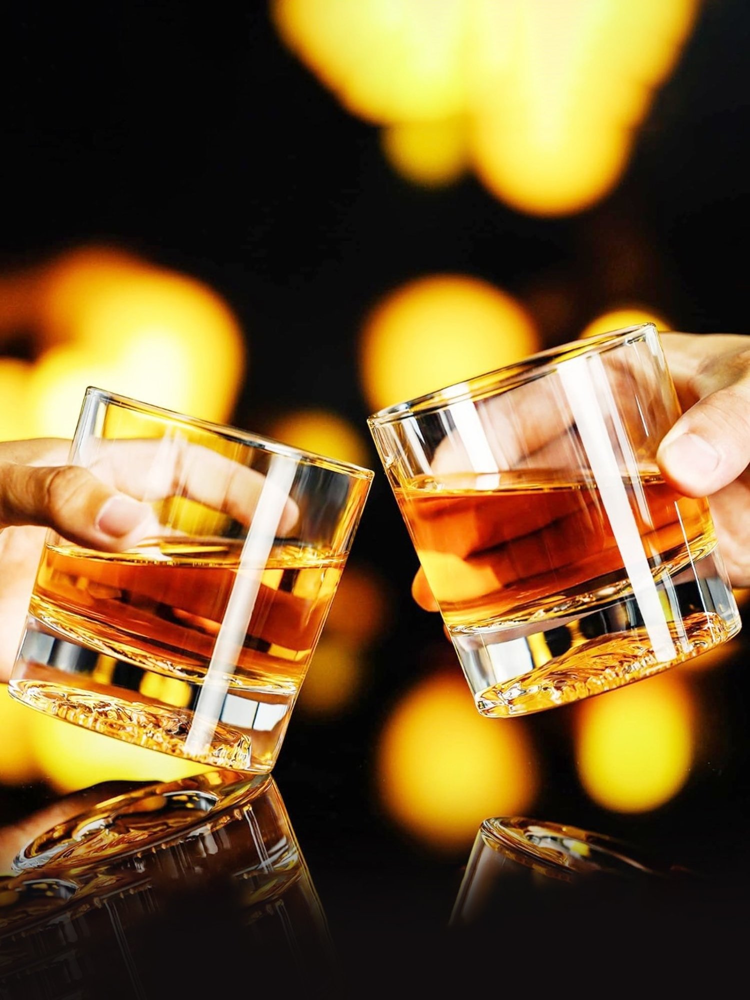 Melbify Elephant Transparent Whiskey Glass 300ml - Set of 2