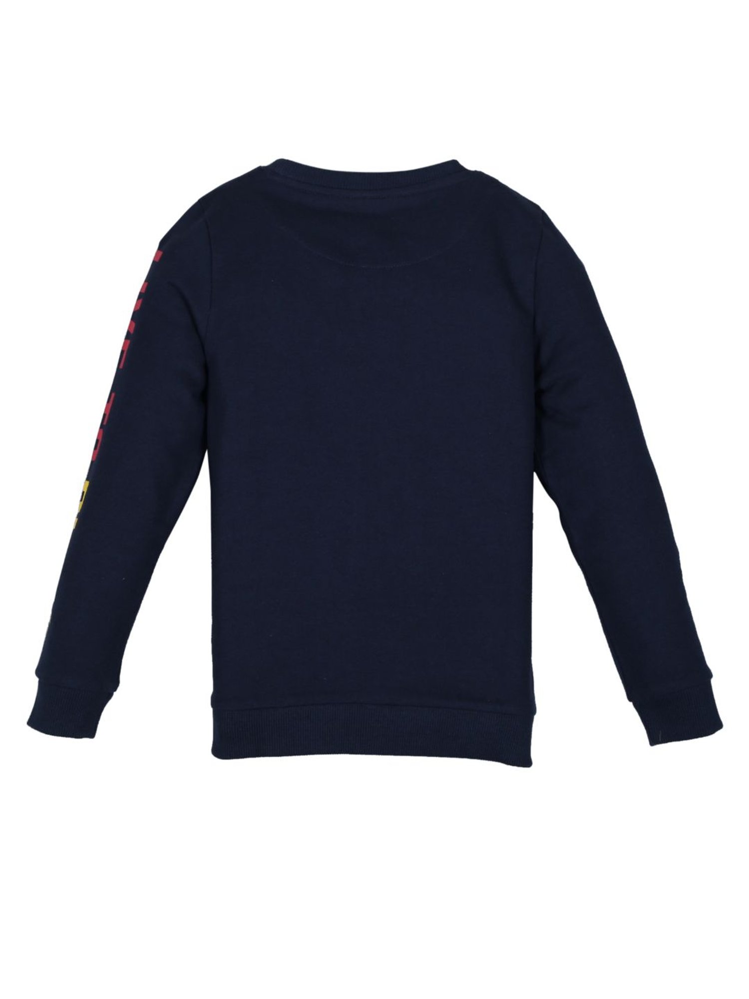 Plum Tree Kids Navy Printed  Sweatshirt