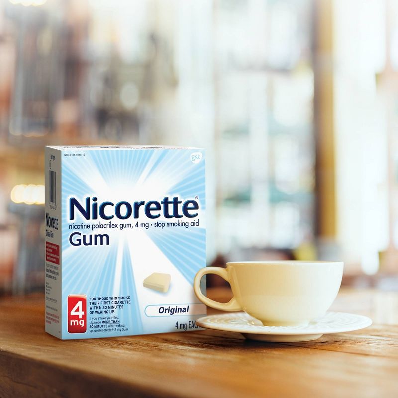 Nicorette 4mg Stop Smoking Aid Gum - Original - 170ct
