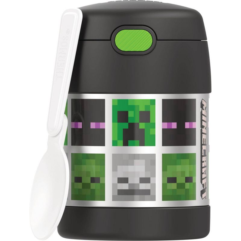 Thermos Minecraft 10oz FUNtainer Food Jar with Spoon - Black