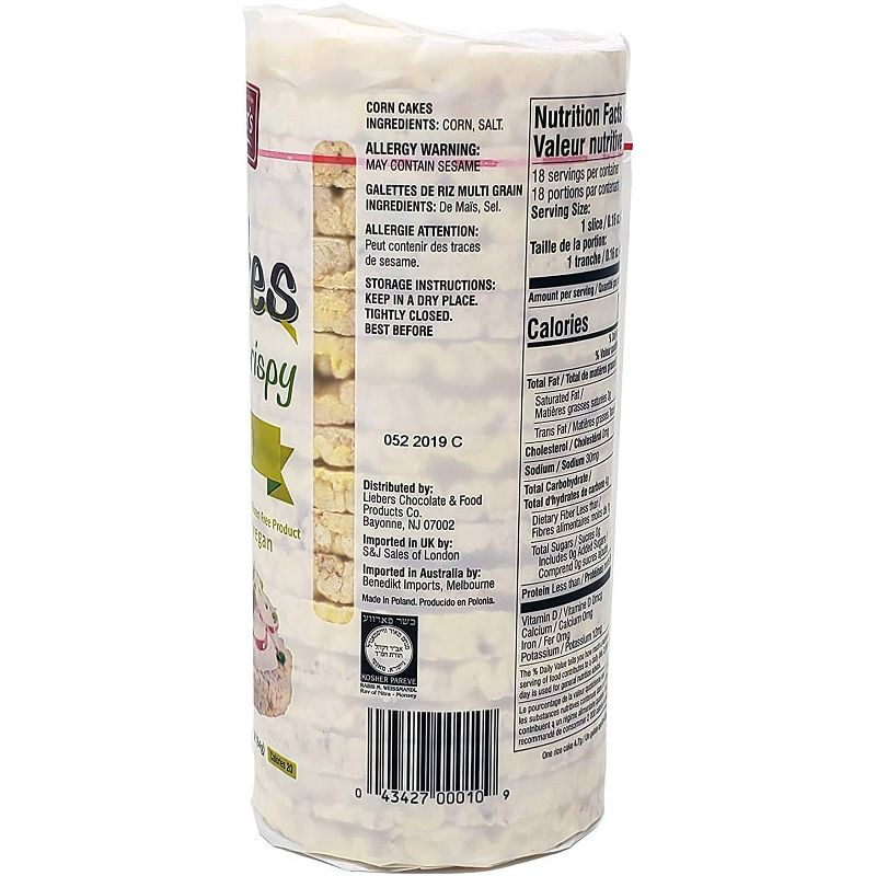 Lieber's Thin Corn Cakes - 2.9oz