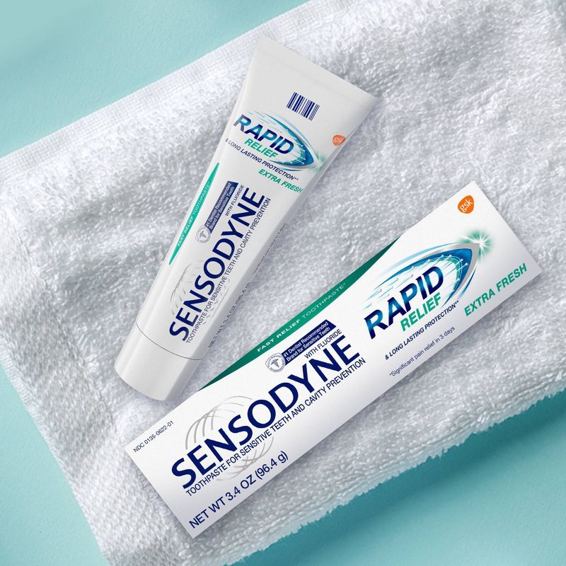 Sensodyne Rapid Relief Extra Fresh Toothpaste - 3.4oz