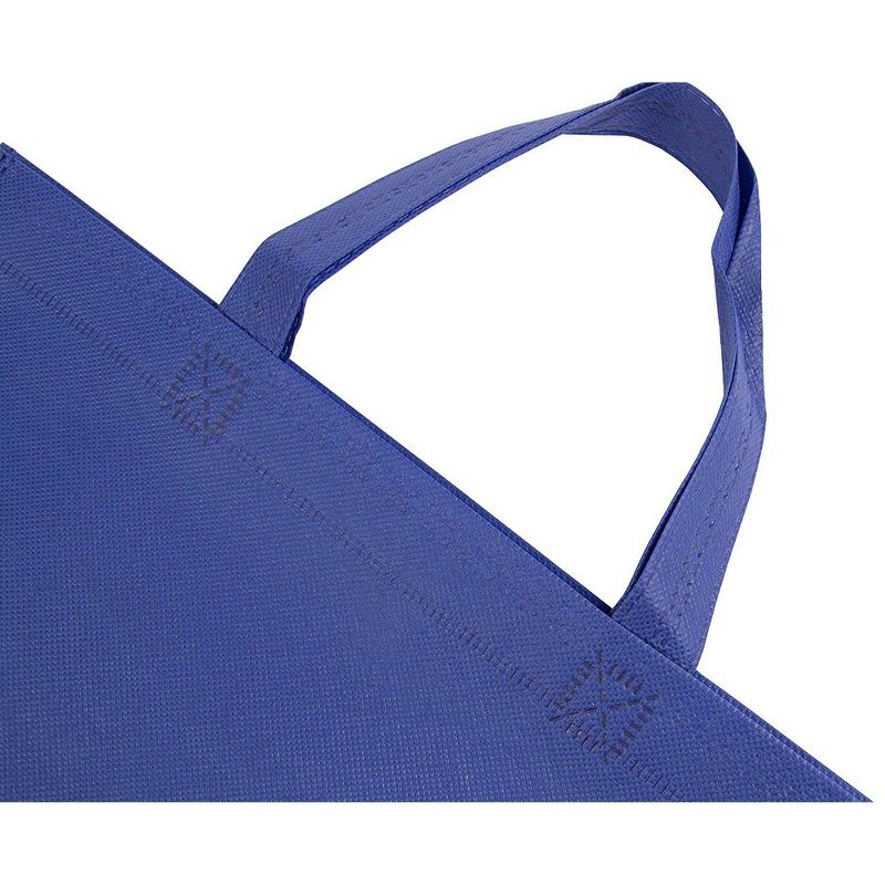 Blue Panda 30-Pack Non-woven Gift Bags Rainbow Tote Bags for Goodies Treats 10 Colors, 12.9 x 10.2 In