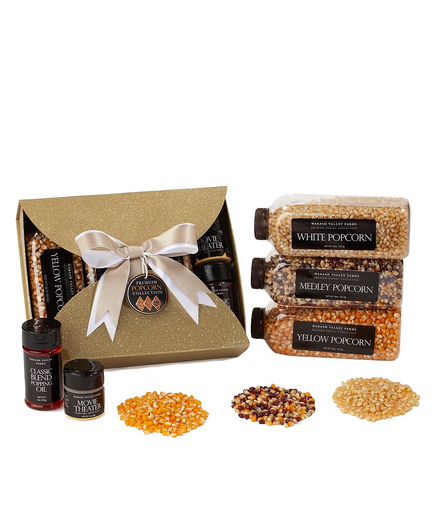 Wabash Valley Farms Stainless Steel Whirley-Pop Popcorn with Sip & Snack Set