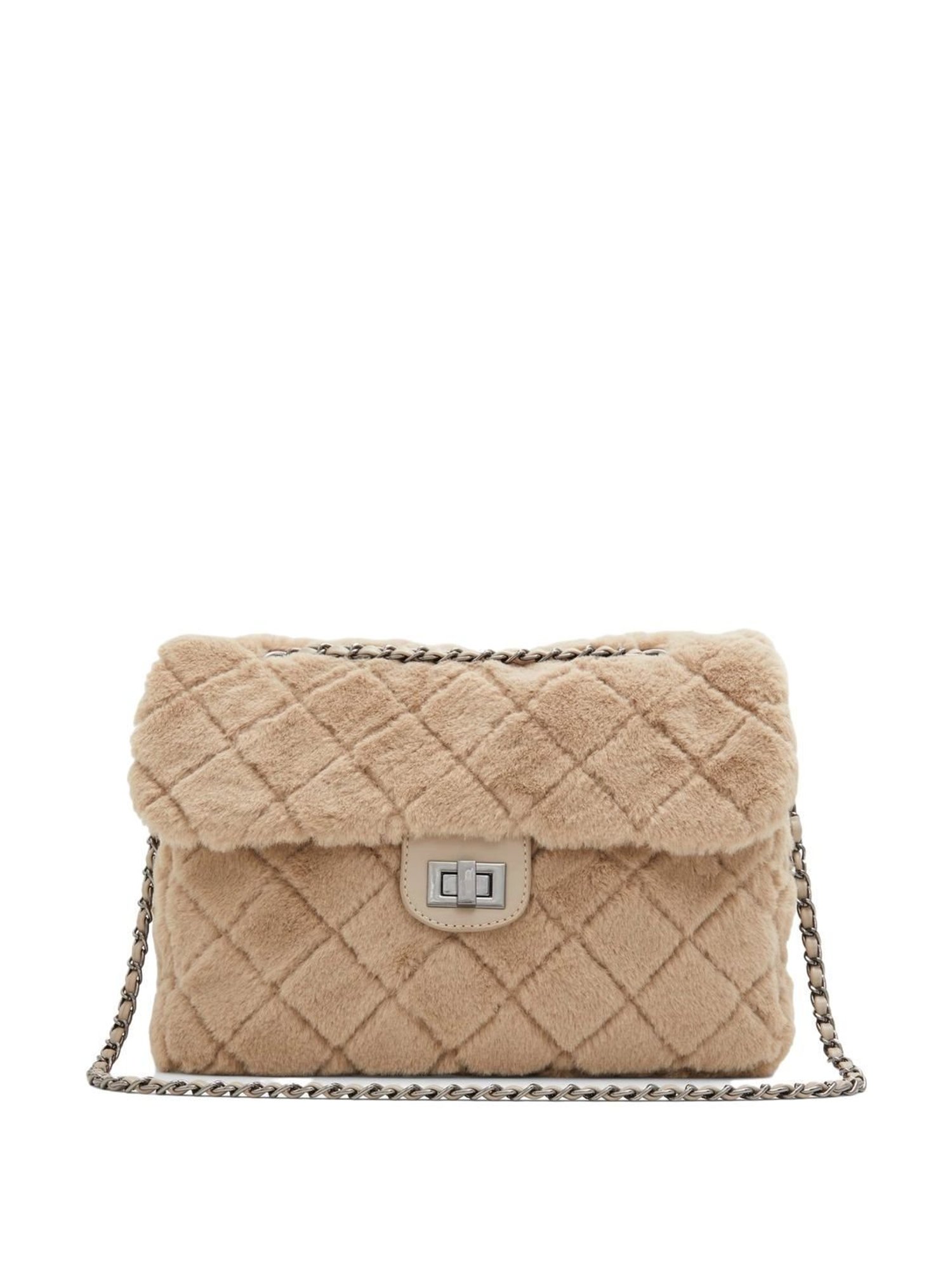 Call It Spring Beige Embroidered Medium Sling Handbag