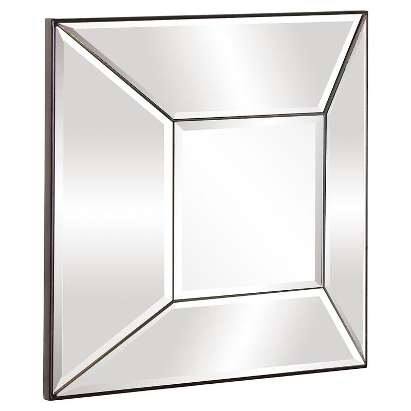 Square Stephen Decorative Wall Mirror Silver - Howard Elliott