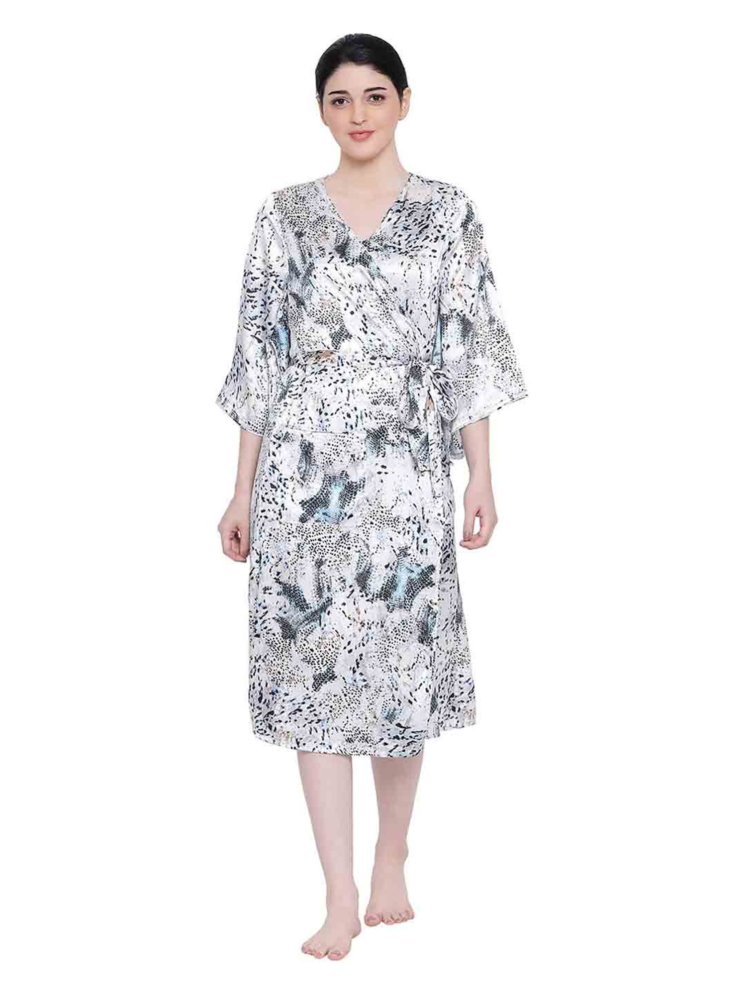 Oxolloxo Multicolor Wild Squad Diva Nightwear Cover Up