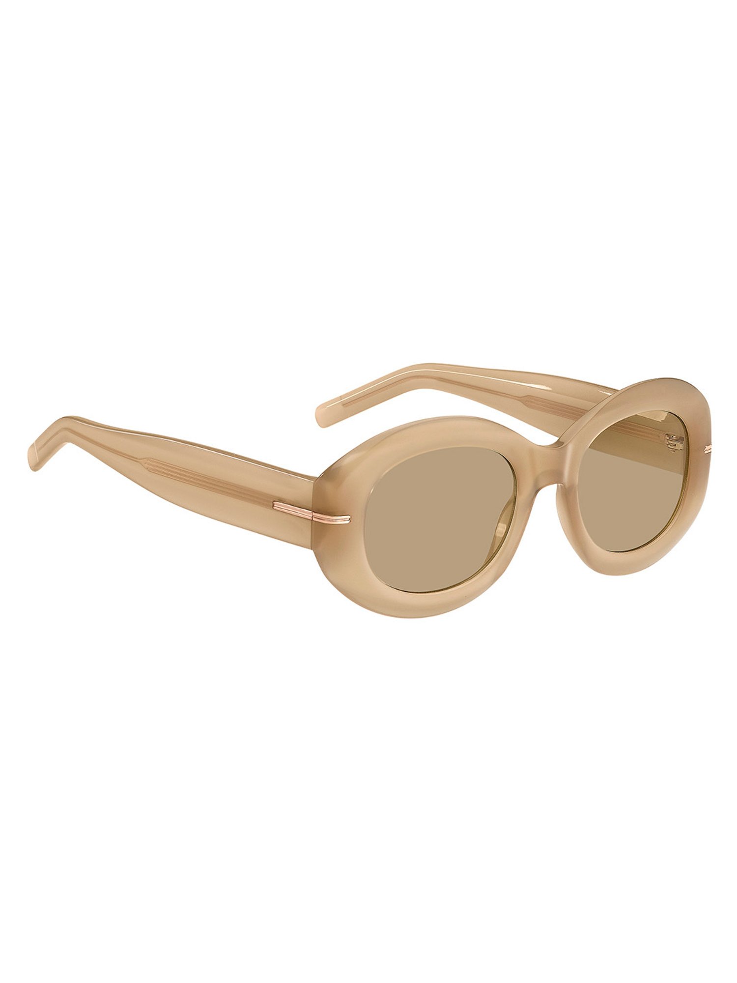 Hugo Boss Brown Oval Sunglasses for Women
