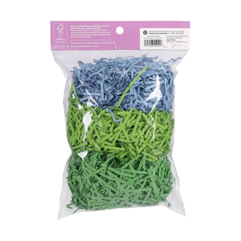 2.5oz Crinkle Paper Shred Gift Packaging Accessory Red/Pink/Yellow - Spritz™