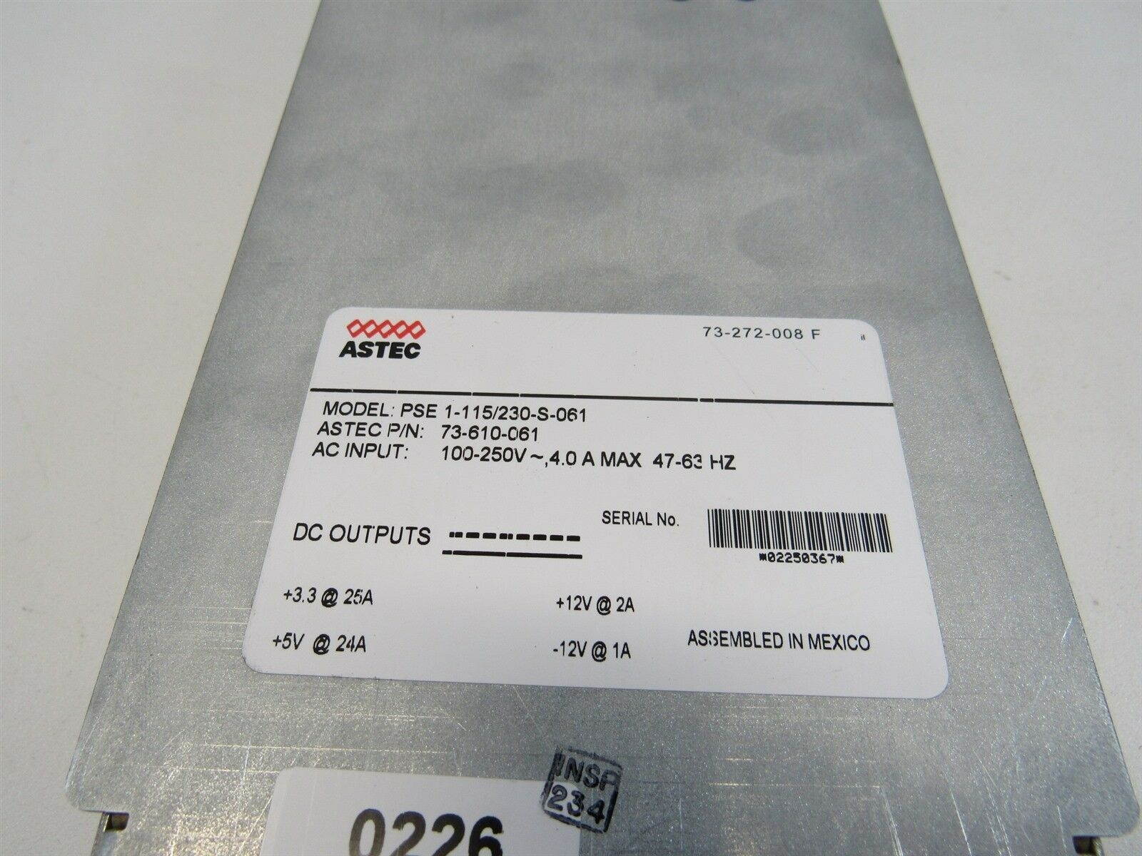 Cisco Cvpn3000-Pwr Vpn 3000 Concentrator Power Supply 3030 3060 3080