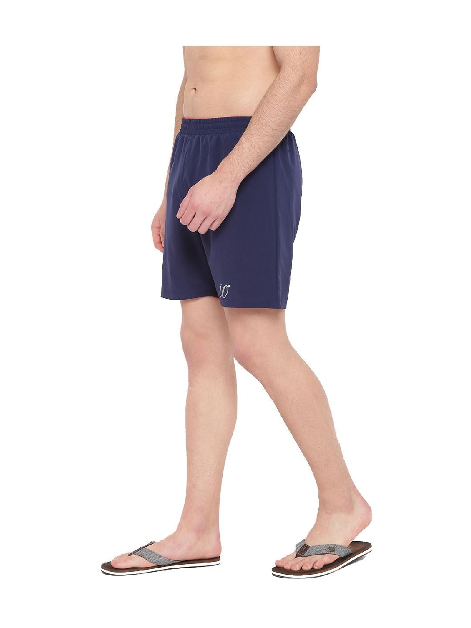 IO Navy & Red Reversible Comfort Fit Shorts