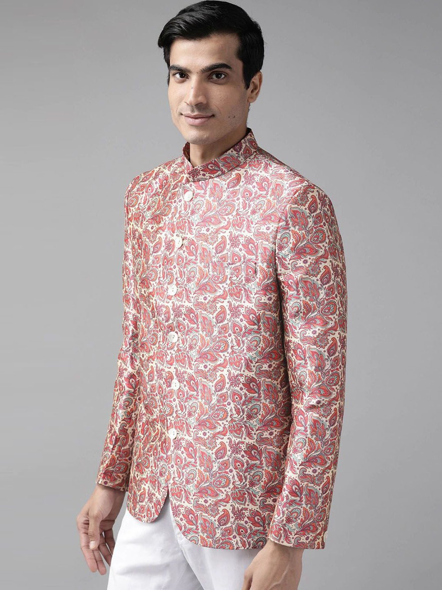 Vastramay Multi Straight Fit Printed Blazers
