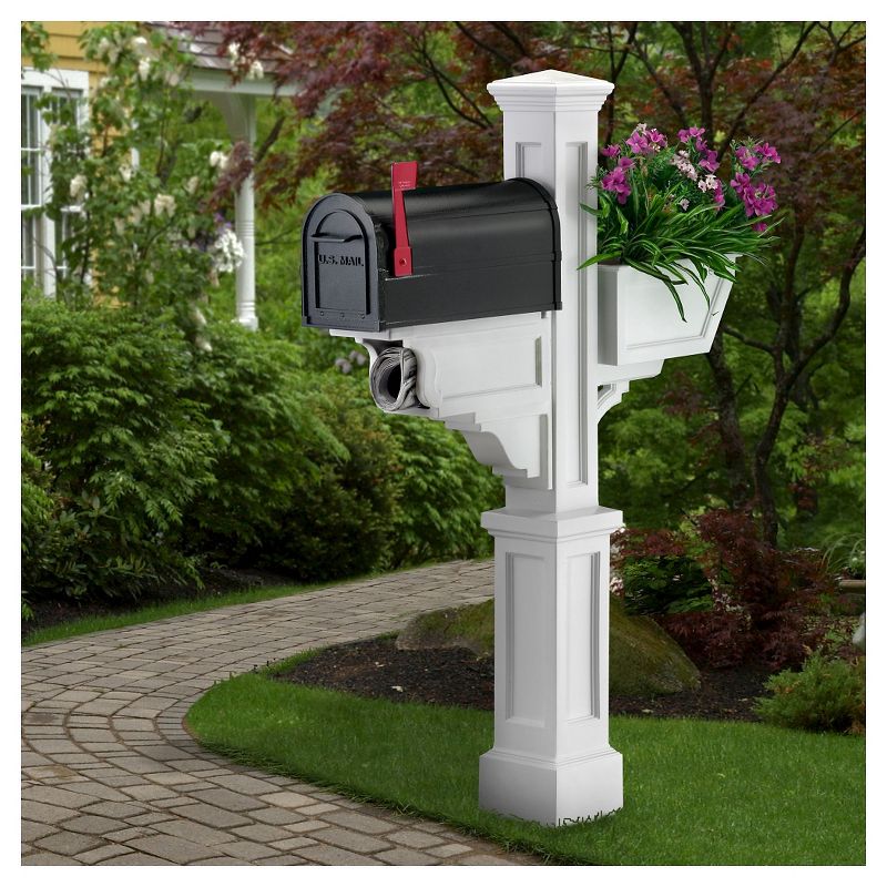 Signature Plus Mail Post White - Mayne