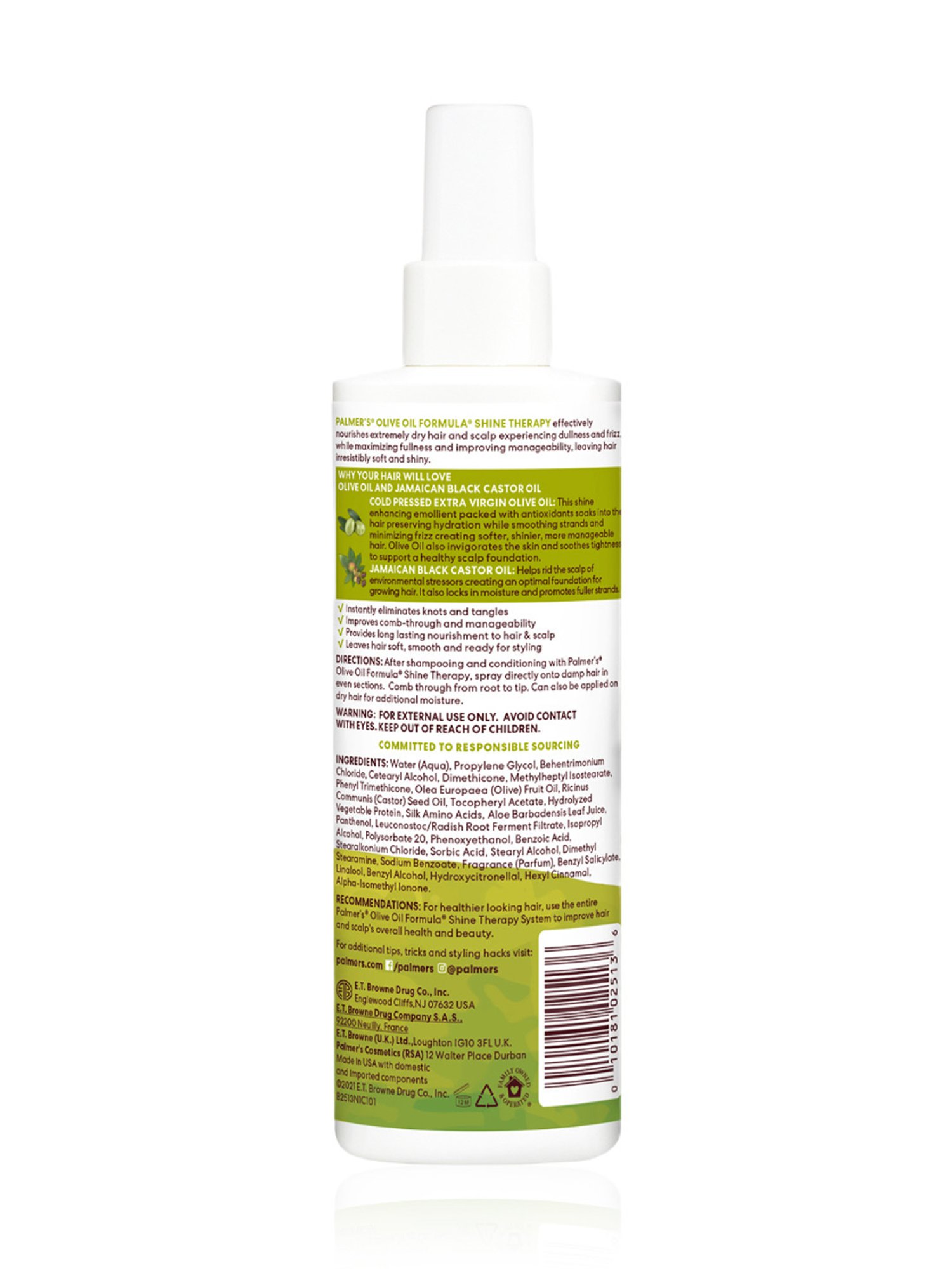 Palmer's Olive Oil Formula with Vitamin E Shine Therapy Leave-in Conditioner - 250 ml