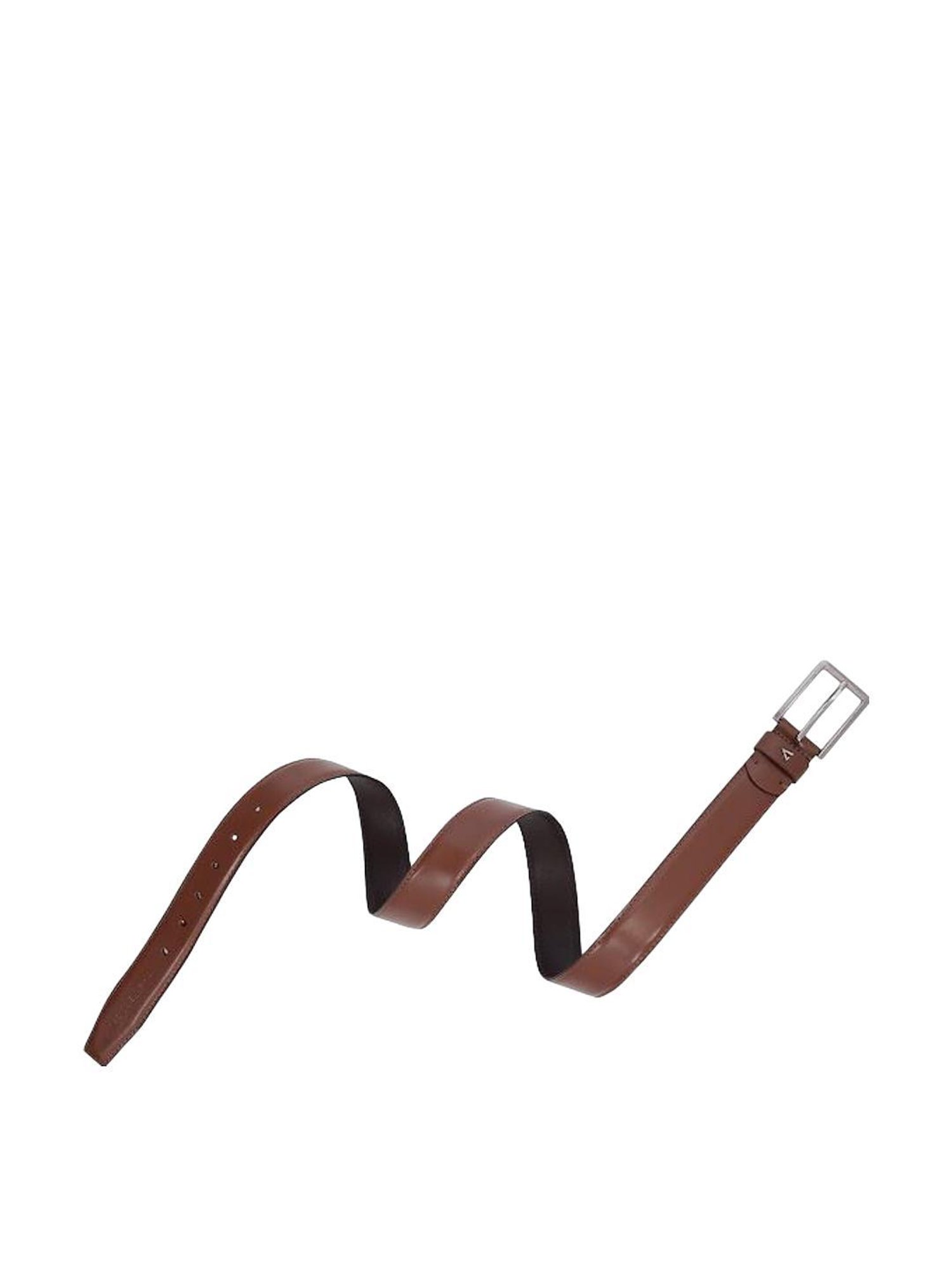 The Vertical Tan Leather Formal Belt for Men