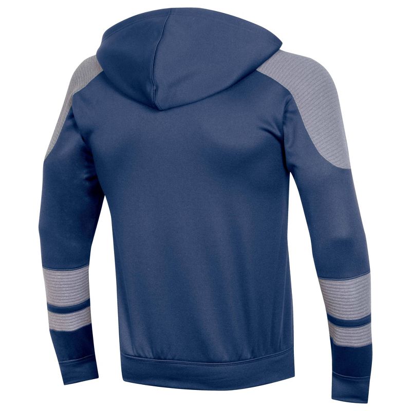 NHL Washington Capitals Men's Edge Poly Textured Hoodie - L