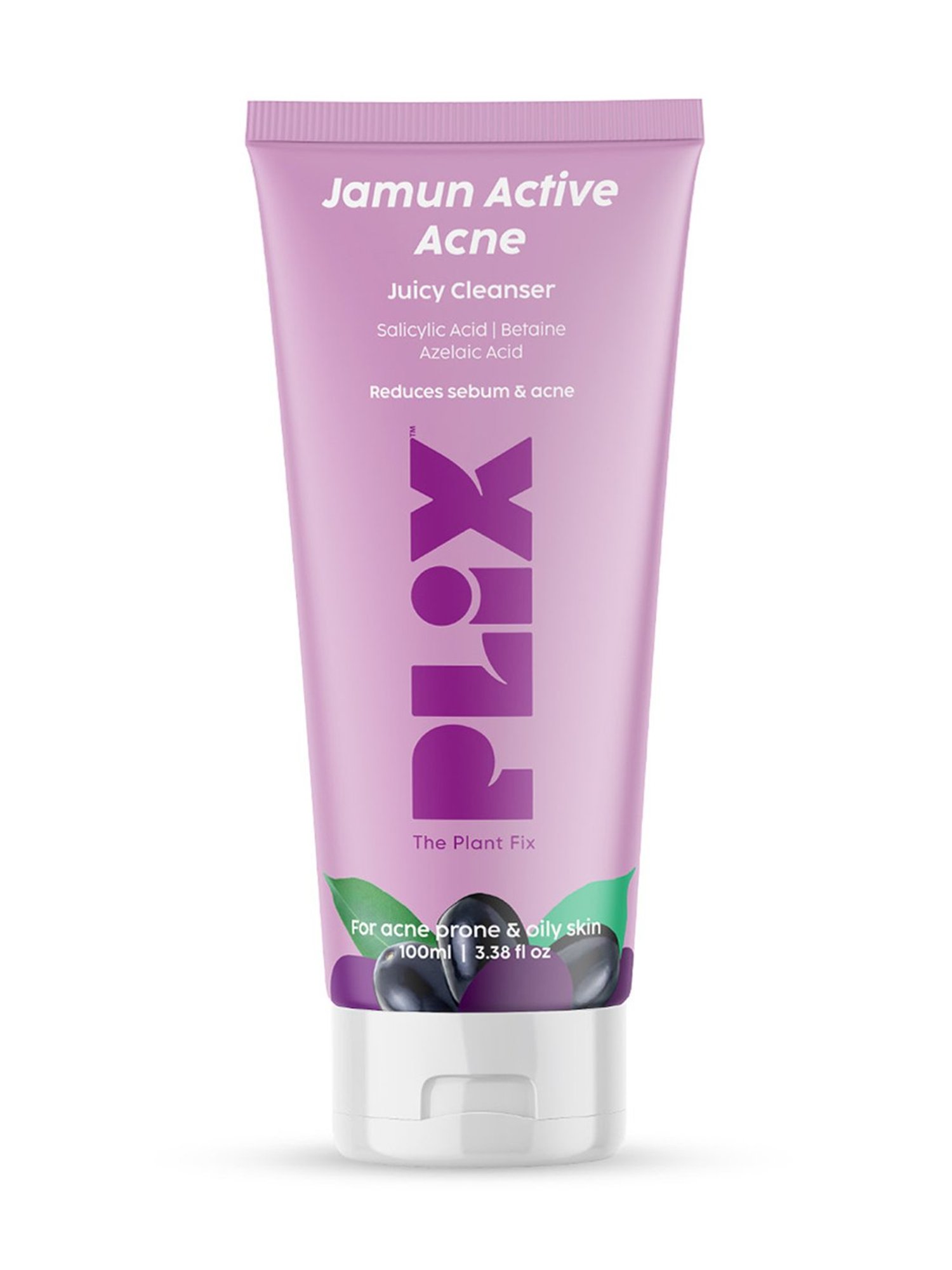PLIX THE PLANT FIX Jamun Active Acne Juicy Cleanser - 100 ml