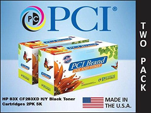 PCI CF283XD-PCI LaserJet Toner Cartridges, 5000 Yield - Pack of 2