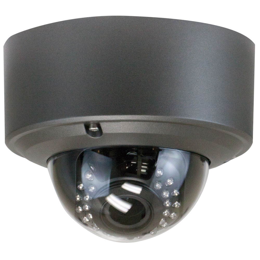 GW Motorized Zoom IP Camera, 5MP 2592 x 1920 Pixel 4X Optical 2.8-12mm Zoom Remotely Control Lens, 1920P Security PoE IP Camera Super Array LED IR up to 130FT Night Vision Distance Weather Proof