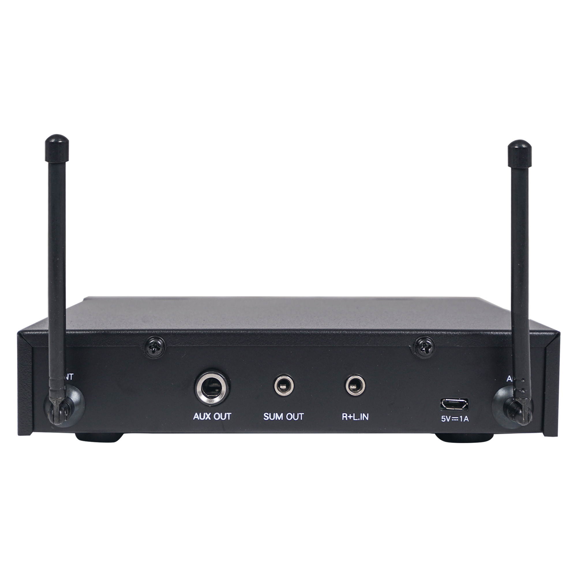 Sound Town UHF 16 Channels Wireless Microphone Karaoke System with Bluetooth, Metal Mixer, 2 Handheld Microphones, for Church, School, Wedding, Meeting, Karaoke (SWM16-KM)