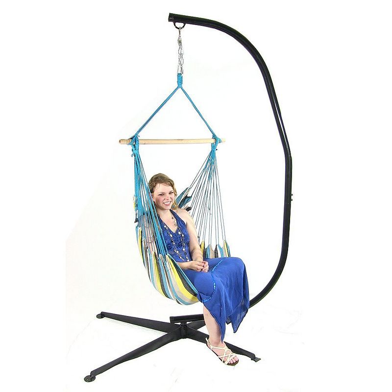 Web Spinner Swing 24" Diameter - Black - Sorbus