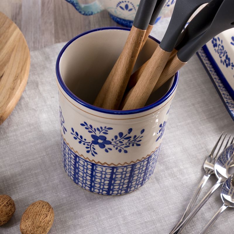 Meritage Botany Ceramic Utensil Holder