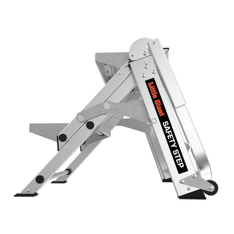 Little Giant Ladder Systems 2-step ANSI Type IA- 300 lb Aluminum Stepstool with handrail Gray