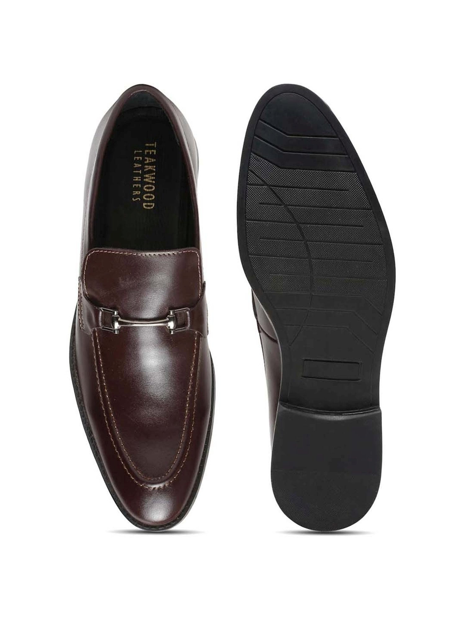 Teakwood Leathers Men's Brown Formal Loafers