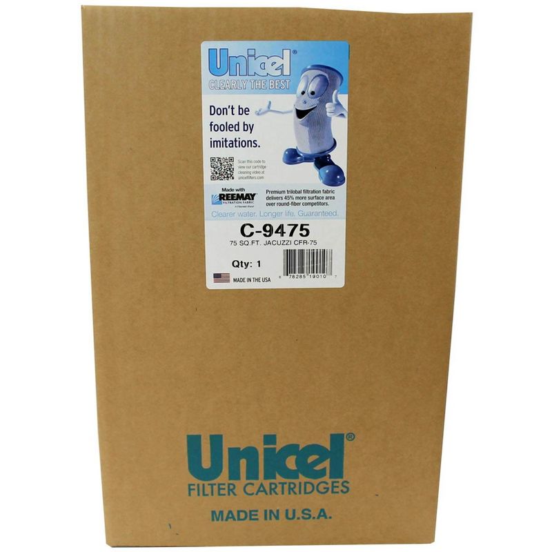 Unicel C-9475 Jacuzzi Spa CFR 75 Sq Ft Filter Cartridge Element PJ75-4 FC-1480