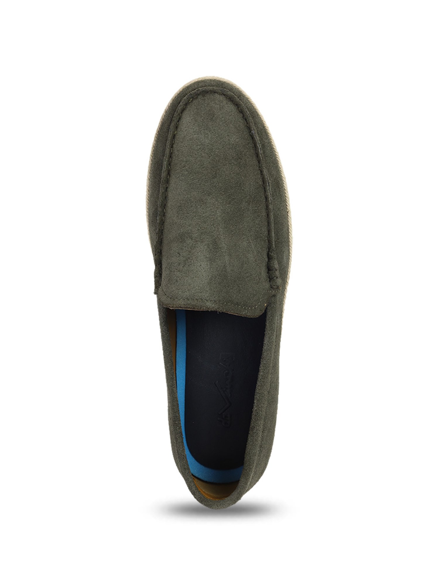 Da Vinchi by Metro Men's Olive Casual Loafers