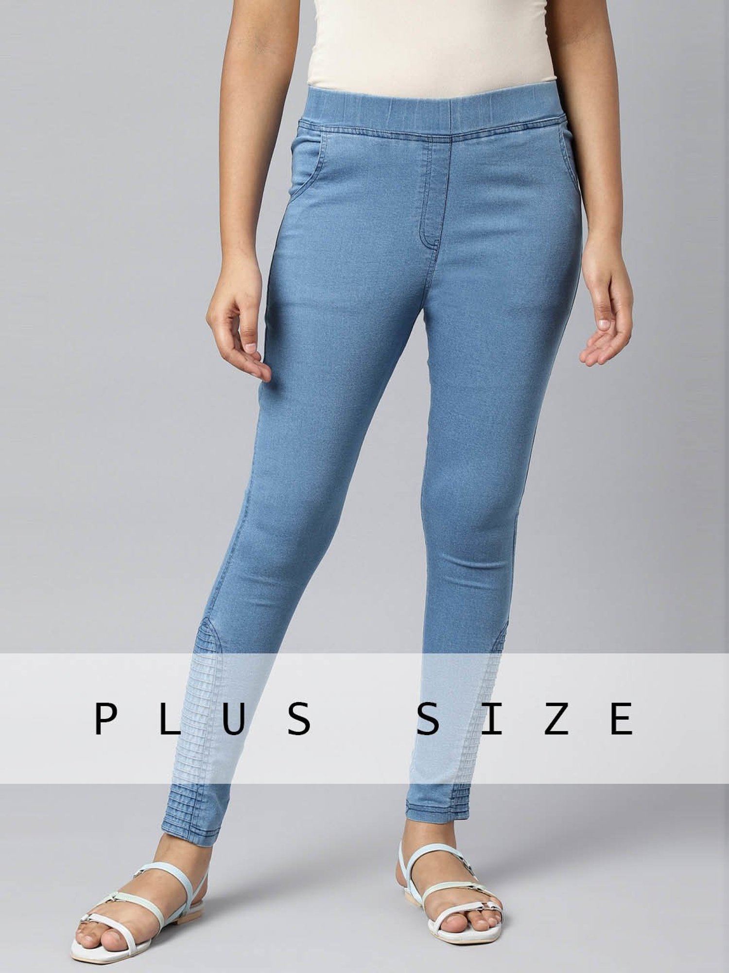 Elleven from Aurelia Blue Cotton Jeggings