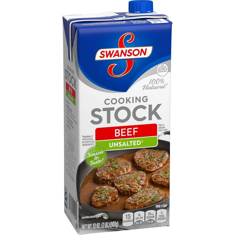 Swanson Beef Stock Unsalted - 32oz