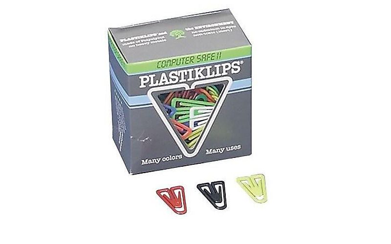 Baumgarten's Plastiklips Paper Clips X-Large Assorted 901653