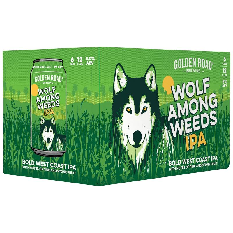 Golden Road Wolf Among Weeds IPA Beer - 6pk/12 fl oz Cans