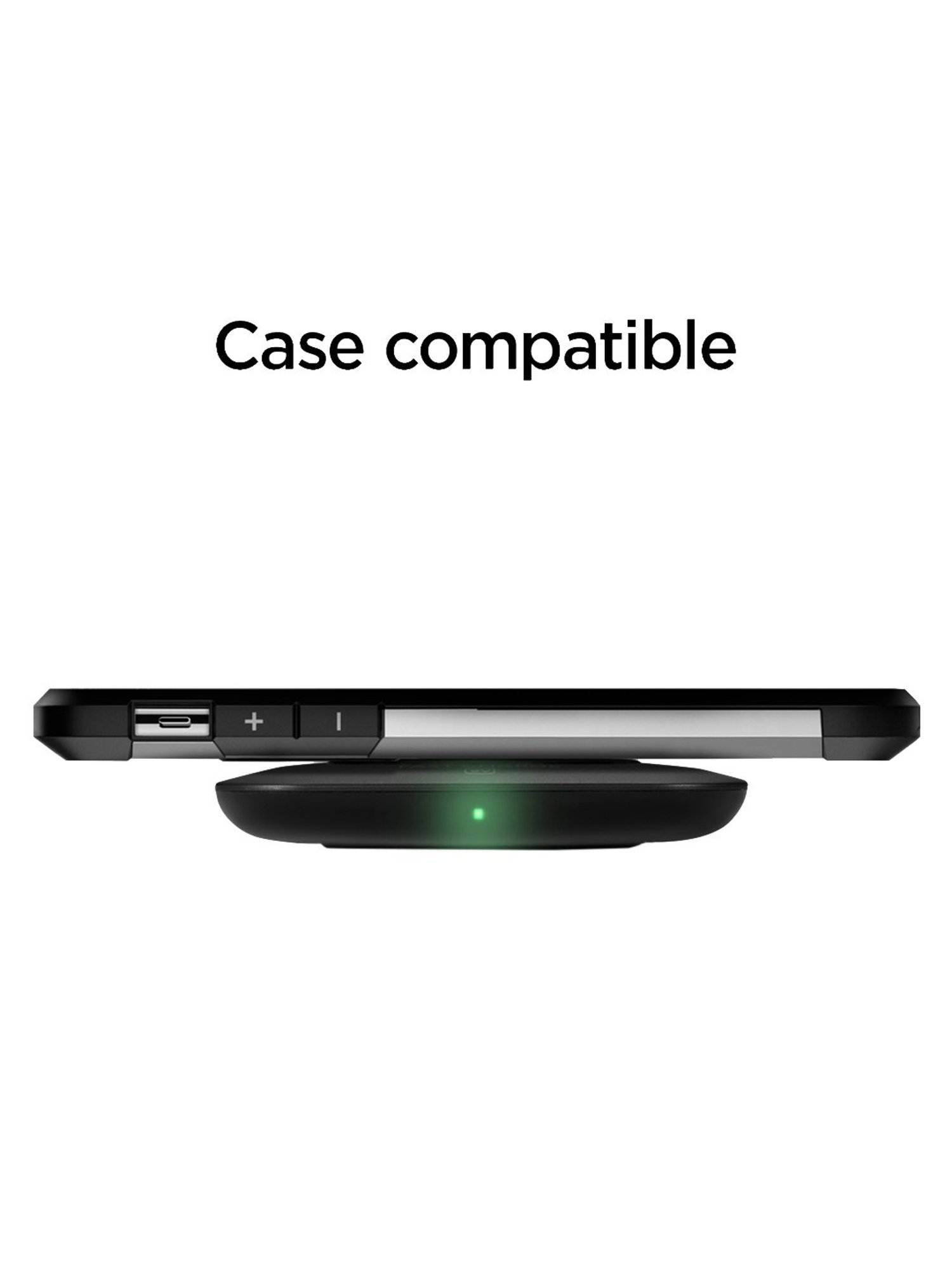 Spigen F301W 10W Compact Fast Wireless Charger (Black)