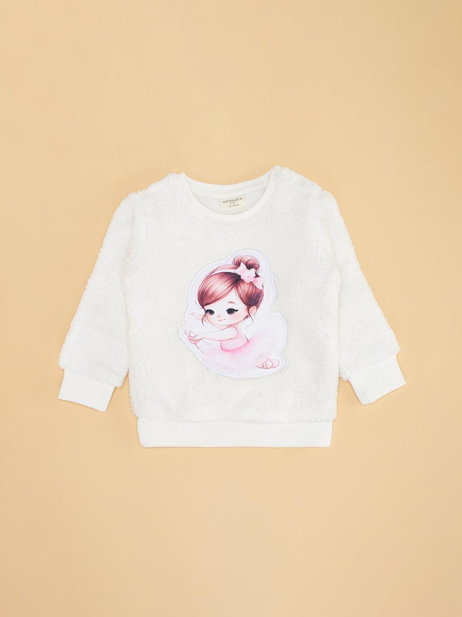 Pantaloons Baby off-White Sweatshirt
