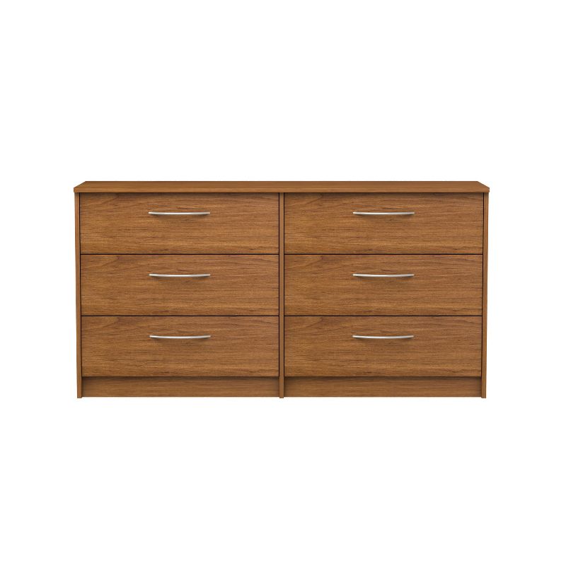 Addison 6 Drawer Dresser Bank Alder Brown - loft607